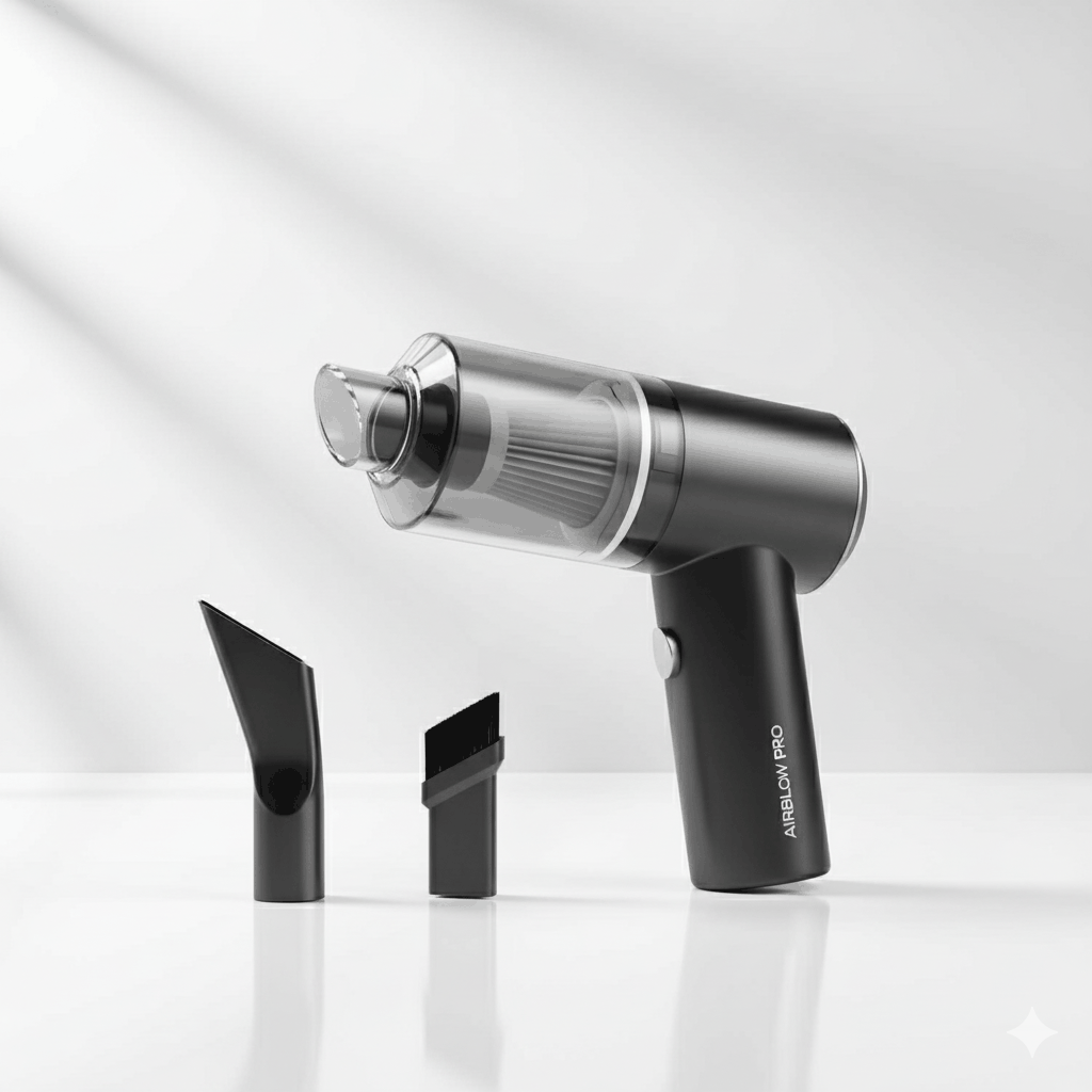 AirBlow Pro – Portable Air Duster & Wireless Vacuum Cleaner