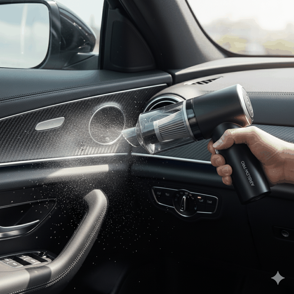 AirBlow Pro – Portable Air Duster & Wireless Vacuum Cleaner