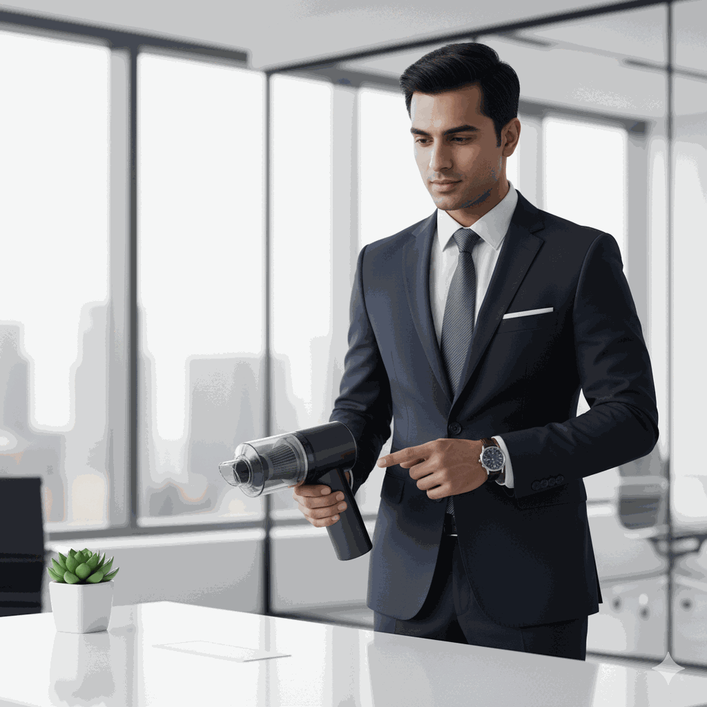 AirBlow Pro – Portable Air Duster & Wireless Vacuum Cleaner