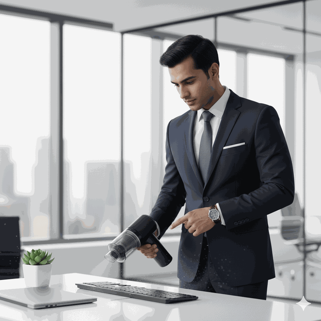 AirBlow Pro – Portable Air Duster & Wireless Vacuum Cleaner